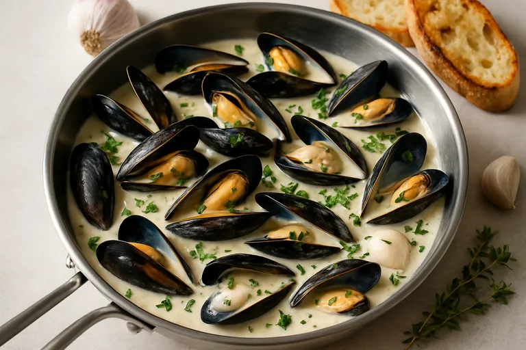 Recept: franse mosselen met room stap voor stap