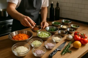 Alles op zijn plaats: waarom mise en place je koken sneller, rustiger en beter maakt