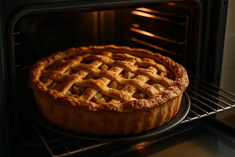 Hoelang moet appeltaart in de oven?