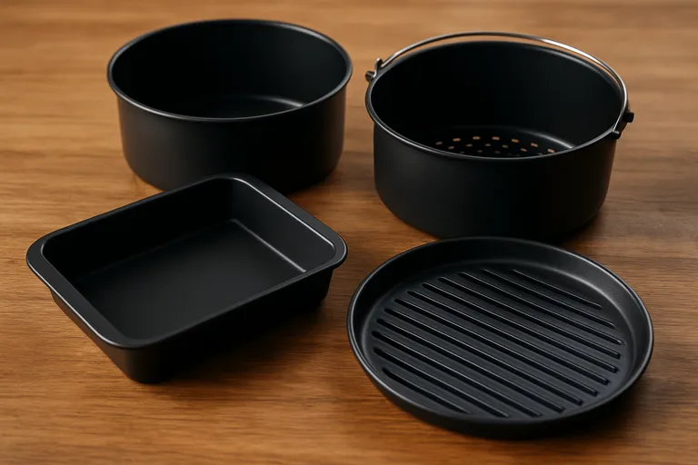 Soorten airfryer bakvormen en bakblikken
