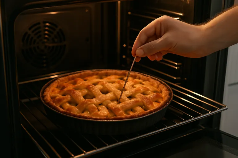 Zo check je of je appeltaart gaar is