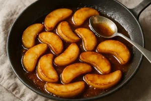 Zo maak je goudbruine appeltjes uit de koekenpan met een perfecte karamellaag